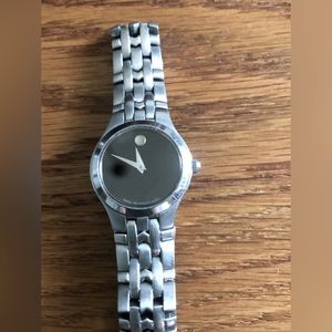 Woman’s Movado Watch Silver.
